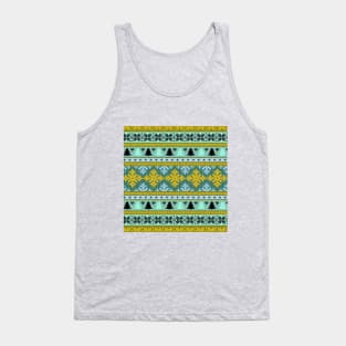 Christmas Sweater Knitted Pattern Tank Top